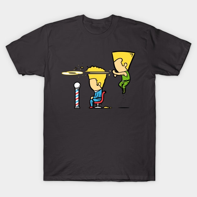 Part Time Job - Haircut Salon T-Shirt by flyingmouse365